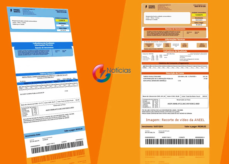Conta Tarifa de Energia CONCEG Notícias