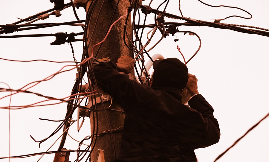 Furto e roubo de energia- imagem de arquivo