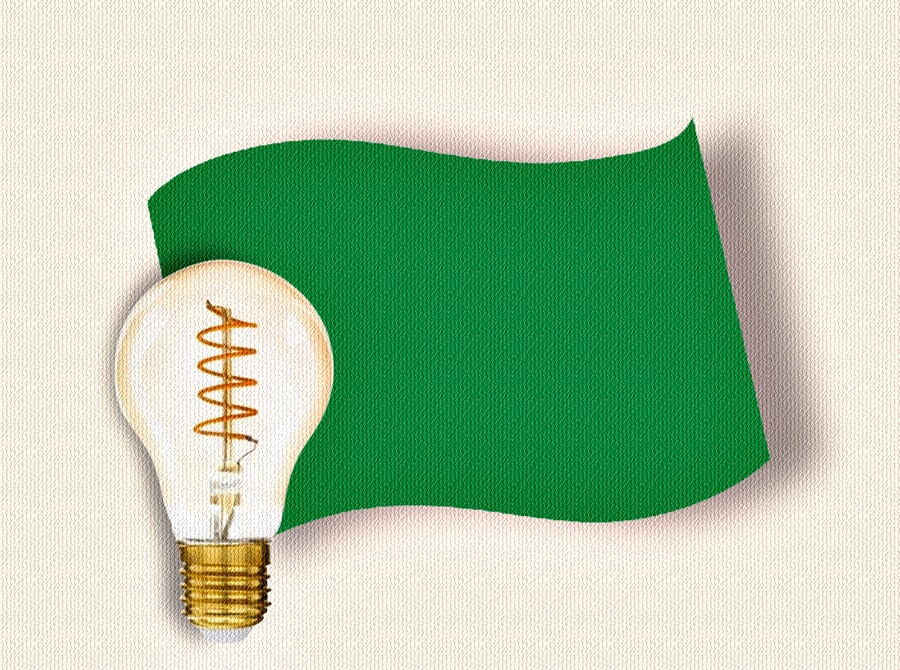 Bandeira verde CONCEG NOTÍCIAS